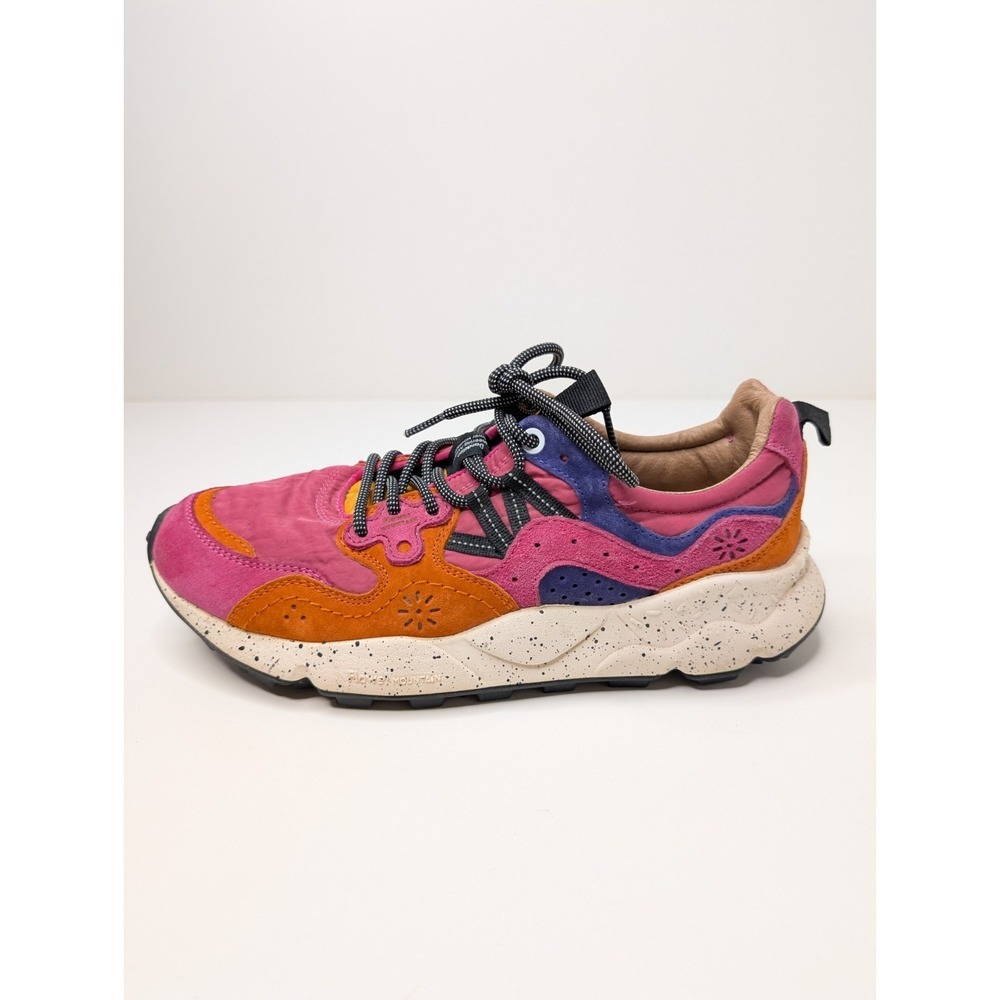 Flower Mountain YAMANO 3 Suede - Trainers Fuscia Orange Shoes 7.5
